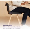 image:imagePurple Double Seat Cushion TwoSided Soft and Firm 2 Inch Gel Seat Cushion  GelFlex Grid for Office Chair Car  PressureReducing TemperatureNeutral NoSlip  Made in USASimply