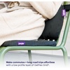 image:imagePurple Double Seat Cushion TwoSided Soft and Firm 2 Inch Gel Seat Cushion  GelFlex Grid for Office Chair Car  PressureReducing TemperatureNeutral NoSlip  Made in USASimply