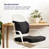 image:imagePurple Double Seat Cushion TwoSided Soft and Firm 2 Inch Gel Seat Cushion  GelFlex Grid for Office Chair Car  PressureReducing TemperatureNeutral NoSlip  Made in USABack