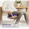 image:imagePurple Double Seat Cushion TwoSided Soft and Firm 2 Inch Gel Seat Cushion  GelFlex Grid for Office Chair Car  PressureReducing TemperatureNeutral NoSlip  Made in USARoyal
