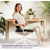 image:imagePurple Double Seat Cushion TwoSided Soft and Firm 2 Inch Gel Seat Cushion  GelFlex Grid for Office Chair Car  PressureReducing TemperatureNeutral NoSlip  Made in USABack