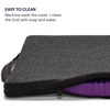 image:imagePurple Double Seat Cushion TwoSided Soft and Firm 2 Inch Gel Seat Cushion  GelFlex Grid for Office Chair Car  PressureReducing TemperatureNeutral NoSlip  Made in USARoyal