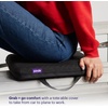 image:imagePurple Double Seat Cushion TwoSided Soft and Firm 2 Inch Gel Seat Cushion  GelFlex Grid for Office Chair Car  PressureReducing TemperatureNeutral NoSlip  Made in USARoyal