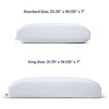image:imagePurple DreamLayer Pillow  Standard Size  Cooling Memory Foam Alternative Neck Pillow Soft ContourHugging GelFlex Grid and MicroAir Foam Adjustable Loft PressureRelieving SupportKing