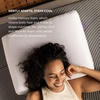 image:imagePurple DreamLayer Pillow  Standard Size  Cooling Memory Foam Alternative Neck Pillow Soft ContourHugging GelFlex Grid and MicroAir Foam Adjustable Loft PressureRelieving SupportKing