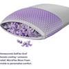 image:imagePurple Freeform Pillow  Standard Size  Customizable Cooling Neck Pillow with Adjustable Fill GelFlex Grid and MicroFlex Moon Foam Personalized Height and Firmness for All SleepersKing