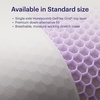 image:imagePurple GridCloud Pillow  DownAlternative Pillow GelFlex Grid for Soft Support amp Pressure Relief for Side Sleepers AlwaysFluffy SiliconeCoated Fill Breathable MoistureWicking Cover  Standard