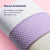 image:imagePurple Harmony Pillow  Medium Loft King Size  Cooling Gel Neck and Side Sleeper Pillow Weightless Medium Feel GelFlex Grid and Talalay Latex Foam for PressureRelieving SupportStandard  Medium