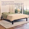image:imagePurple Metal Platform Bed Frame  California King Size Silent amp Sturdy Support with Extra Slats LowProfile Design  Perfect Mattress amp All Bedroom DcorsCalifornia King