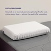 image:imagePurple Pillow  GelFlex Grid Cooling Ergonomic Support for Side Back Stomach Sleepers  Adjustable Boosters for Personalized Height Firm Feeling Standard Size  UltraDurable  For Side Back Stomach Sleepers Firm Ergonomic Feel GelFlex Grid and Adjustable Loft for PressureRelieving Support