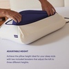 image:imagePurple Pillow  GelFlex Grid Cooling Ergonomic Support for Side Back Stomach Sleepers  Adjustable Boosters for Personalized Height Firm Feeling Standard Size  UltraDurable  For Side Back Stomach Sleepers Firm Ergonomic Feel GelFlex Grid and Adjustable Loft for PressureRelieving Support