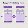 image:imagePurple Restore Mattress Soft  Queen GelFlex Grid Better Than Memory Foam Temperature Neutral Responsiveness Breathability Made in USASplit King