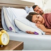 image:imagePurple SoftStretch Pillowcase Travel Size  MoistureWicking Deep PurpleStormy Grey
