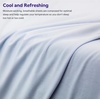 image:imagePurple SoftStretch Sheets Queen Size Rayon Blend MoistureWicking Stormy Grey Fits Other Mattresses Stretch for Adaptive SupportMorning Mist
