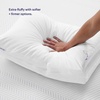 image:imagePurple TwinCloud Pillow  Adjustable Support for Soft or Firm Support Perfect Side Sleeper Pillow WhiteStandard