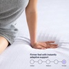 image:imagePurpleFlex Queen Mattress 8 Inch Cooling Mattress with 2 Inch GelFlex Grid  Pressure Relief Temperature Neutral Responsive Breathable Made in USAWhite