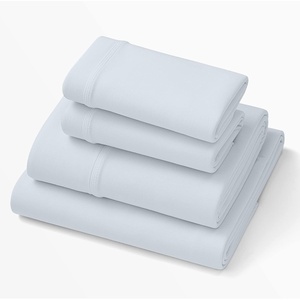 image:imagePurple SoftStretch Sheets Queen Size Rayon Blend MoistureWicking Stormy Grey Fits Other Mattresses Stretch for Adaptive SupportMorning Mist